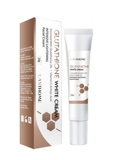 Glutathione Whitening Cream: 2% Glutathione Facial Dark Spot Remover & Skin Brightening Moisturizer, Anti-Aging Formula for Smooth, Radiant Skin - 20g