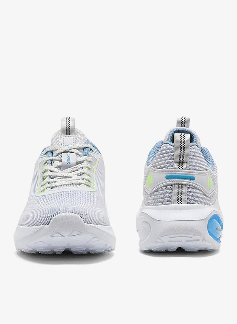 CAMPUS Men’s White Running Shoes – Breathable Knit Upper Shoes with Stylish Contrast Detailing - Image 4