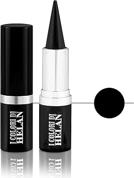 HELAN كاجال هيلان آي كولوري بيو الهندي للعيون لمكياج مكثف قلم كحل أسود صالح ككحل وظل عيون لدمج ناعم قابل للمزج طويل الأمد قلم كحل أسود مصنوع في إيطاليا - Image 2