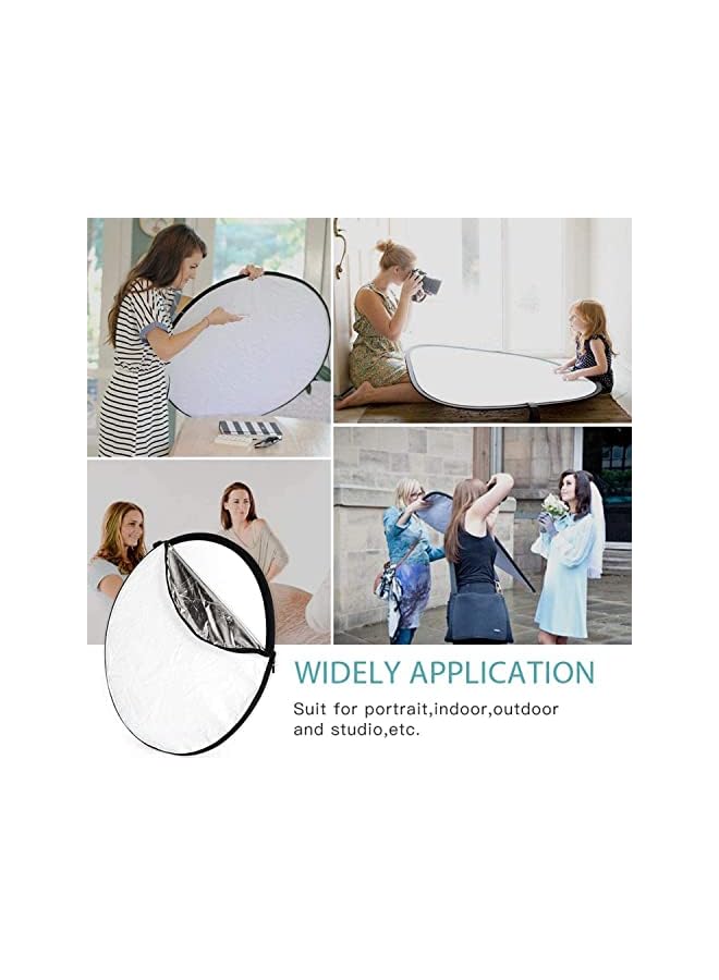 PROMASS Light Reflector Set 5 colors Portable Collapsible Multi-Disc Reflector Photography with Bag for Photography Photo Lighting - Image 5