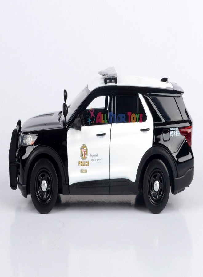 MOTORMAX موديل موتورماكس 2022 فورد إكسبلورر بوليس إنترسيبتور يوتيليتي LAPD إدارة شرطة لوس أنجلوس 1/24 نموذج مصبوب 76994 من جميع النجوم للألعاب - Image 3
