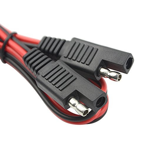 WMYCONGCONG 4 PCS SAE to SAE Extension Cable Quick Disconnect Wire Harness Connector 3 Feet, 18 Gauge (4 PCS 3Ft) - Image 3