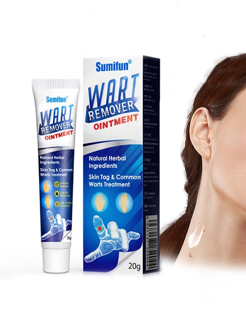 Sumifun Wart Removal Ointment Cream Skin Treatment With Natural Herbal Ingredients for The Treatment Of Common Warts Effective And Safe - Image 1