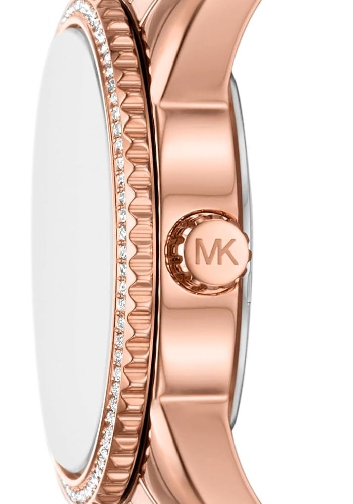 مايكل كورس Women Michael Kors Women's Bryant Three-Hand Rose Gold-Tone Stainless Steel Watch - Image 4
