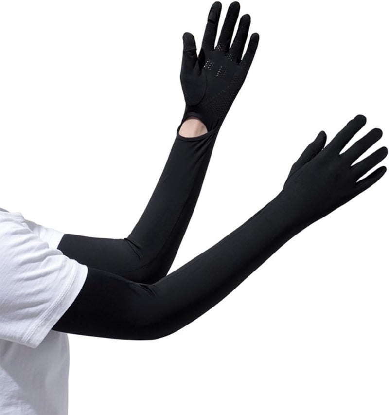 JDLYEVER Sun Protection Gloves – Lightweight Summer UV Protection Arm Sleeves for Women – Touchscreen Compatible UPF 50+ Sunblock Gloves – Ideal for Cycling, Golf, Driving, Hiking - Image 1