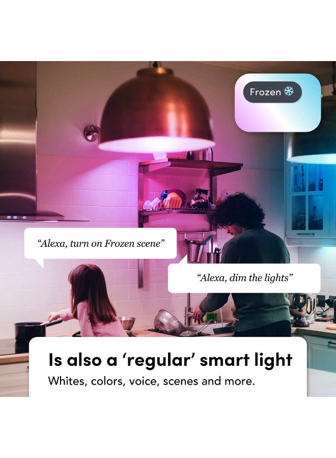 Lifx Clean A19 1100 Lumens Full Color With Antibacterial Hev Wi-Fi Smart Led Light Bulb No Bridge Required Compatible Alexa Hey Google Homekit And Siri 2-Pack - Image 4