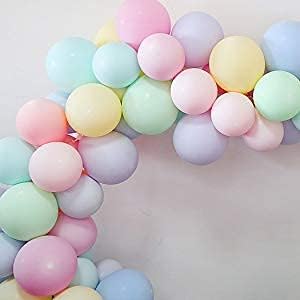BEISHIDA 50Pack 5 Inch Pastel Balloons Thick Mixed Color Balloon MultiColored Macaron Mixed Color Latex Balloons for Birthday Wedding Reception Engaged Baby Bridal Gift Party Decorations - Image 3