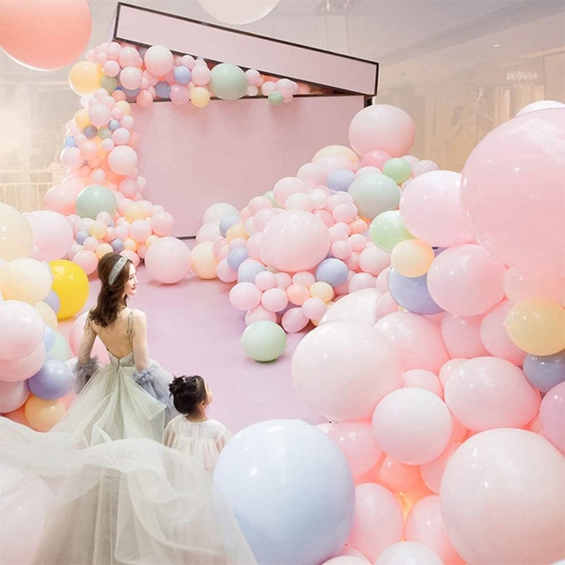 BEISHIDA 50Pack 5 Inch Pastel Balloons Thick Mixed Color Balloon MultiColored Macaron Mixed Color Latex Balloons for Birthday Wedding Reception Engaged Baby Bridal Gift Party Decorations - Image 5