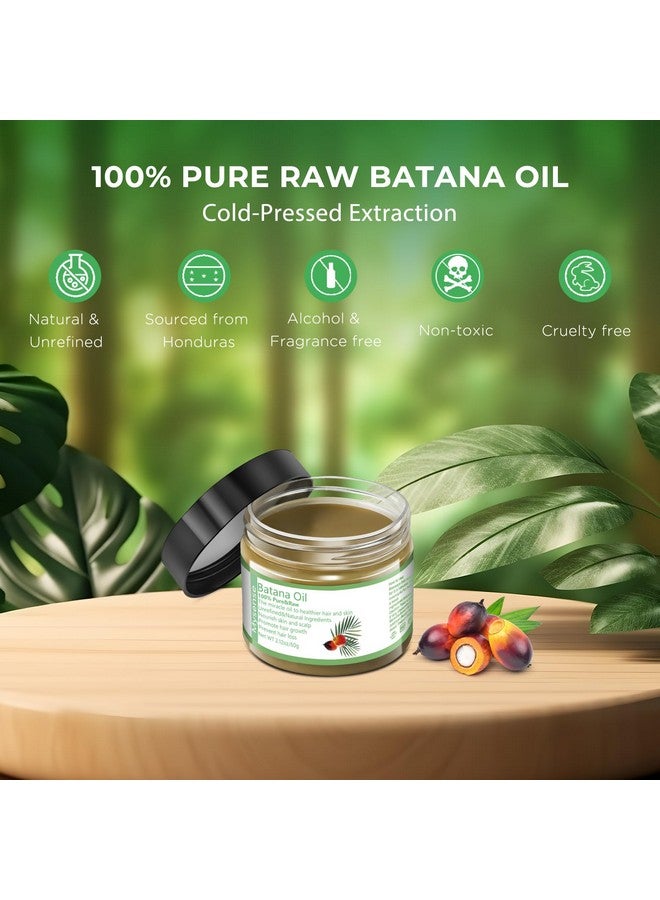 Mysense Raw Batana Oil for Hair Growth, 100% Natural Pure and Unrefined Dr. Sebi Hair Oil, Scalp and Hair Care for Women & Men, Prevent Hair Loss, Promote Hair Thickness, 60 g - Image 2