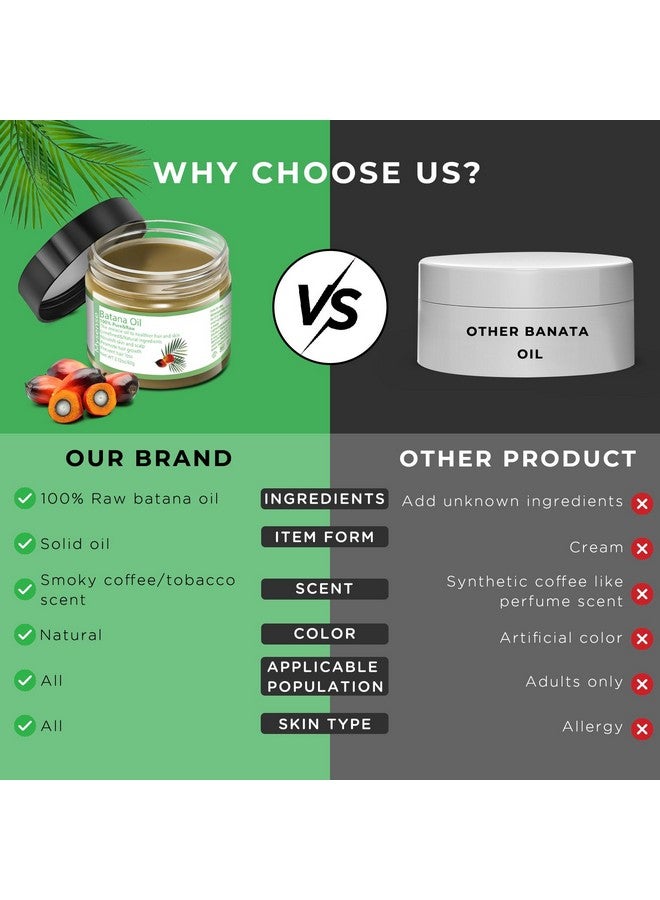 Mysense Raw Batana Oil for Hair Growth, 100% Natural Pure and Unrefined Dr. Sebi Hair Oil, Scalp and Hair Care for Women & Men, Prevent Hair Loss, Promote Hair Thickness, 60 g - Image 5