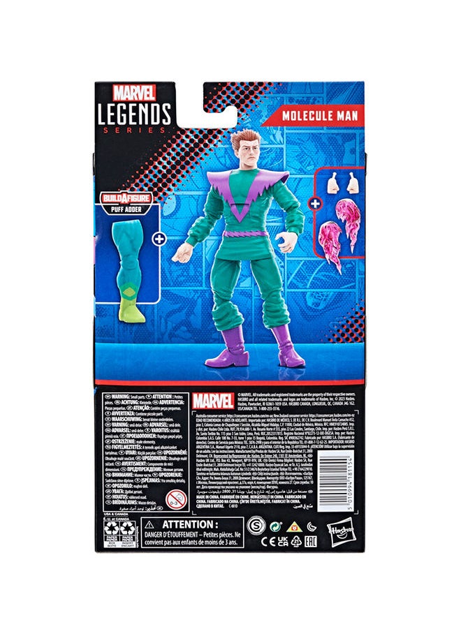 MARVEL - Hasbro Marvel Legends Series: Molecule Man Marvel Classic Comic Collectible 6 Inch Action Figure - Image 1