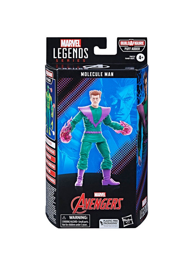 MARVEL - Hasbro Marvel Legends Series: Molecule Man Marvel Classic Comic Collectible 6 Inch Action Figure - Image 1