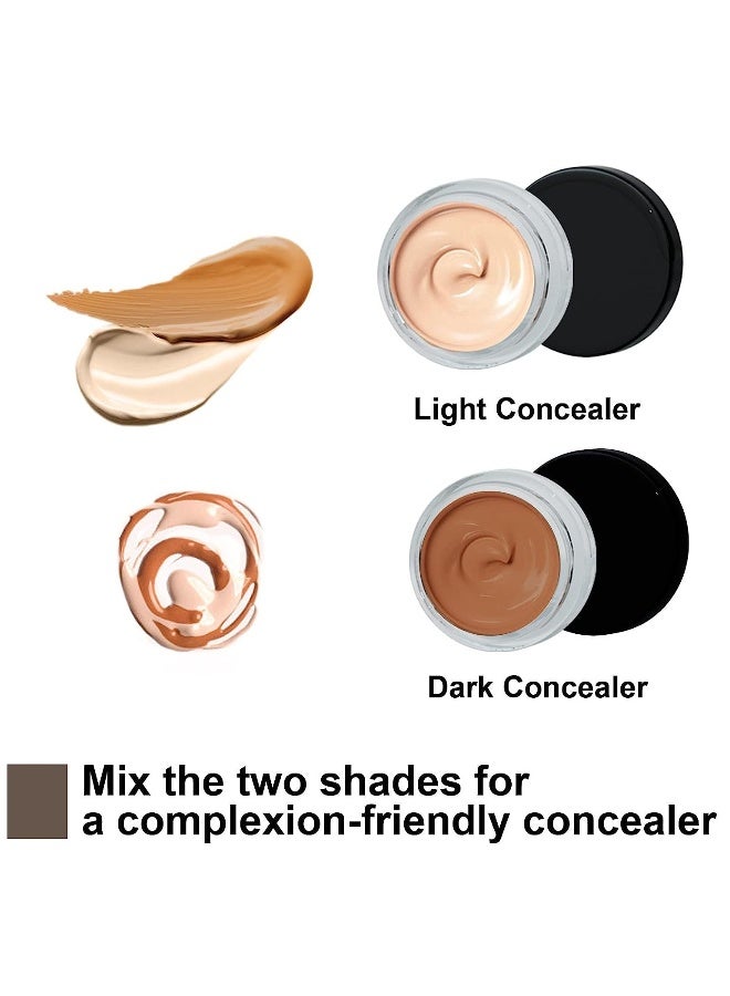 ماكياج مائي للتغطية، خافي عيوب، ماكياج مائي لتغطية الندوب، مجموعة محترفة من خافي العيوب للبقع الداكنة، الندوب، البهاق، وماكياج الجسم. - Image 2