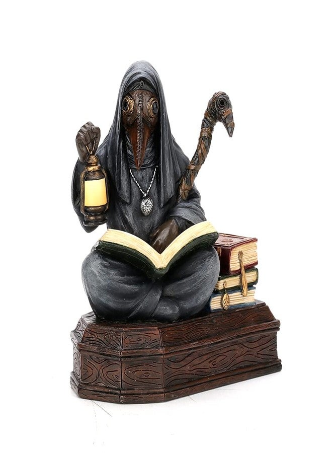 Veronese Design 5 1/8" Mortician Apothecarius Steampunk Plague Doctor Resin Sculpture Handpainted Figurine - Image 2