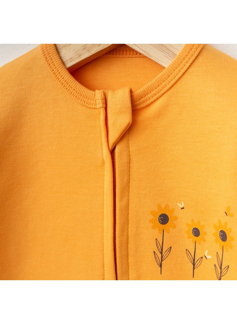 FOR MY BABY Crazy Baby Sunflower Jumpsuit Hat  - Image 2