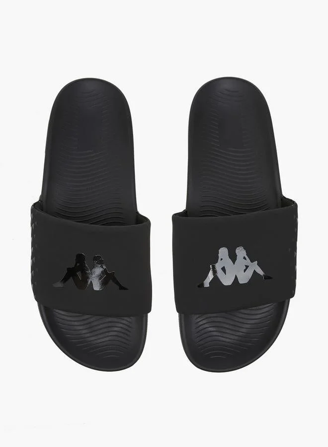 Kappa Men Men Logo Print Slides