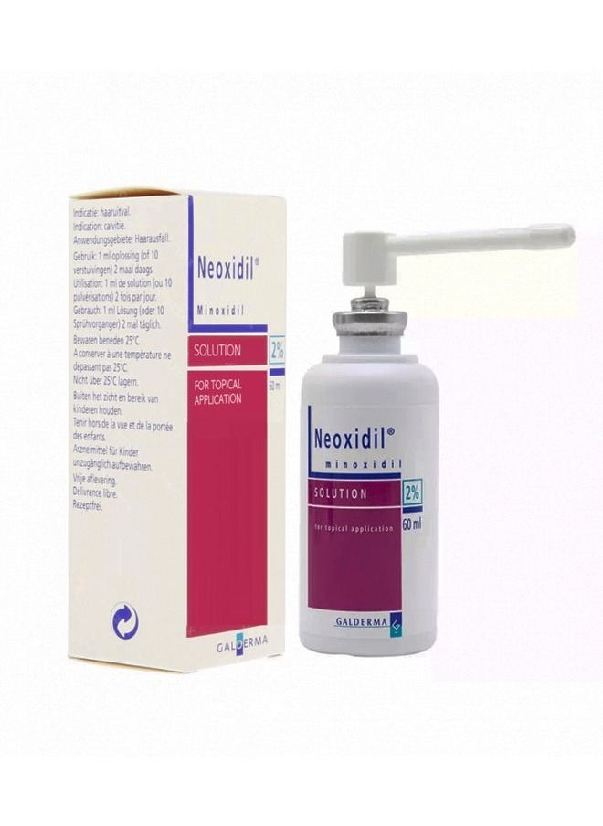 GALDERMA - Neoxidil 2% Topical Solution 60 mL - Image 1