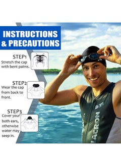 ShebSheb Long Hair Swimming Cap For Women  - Image 5