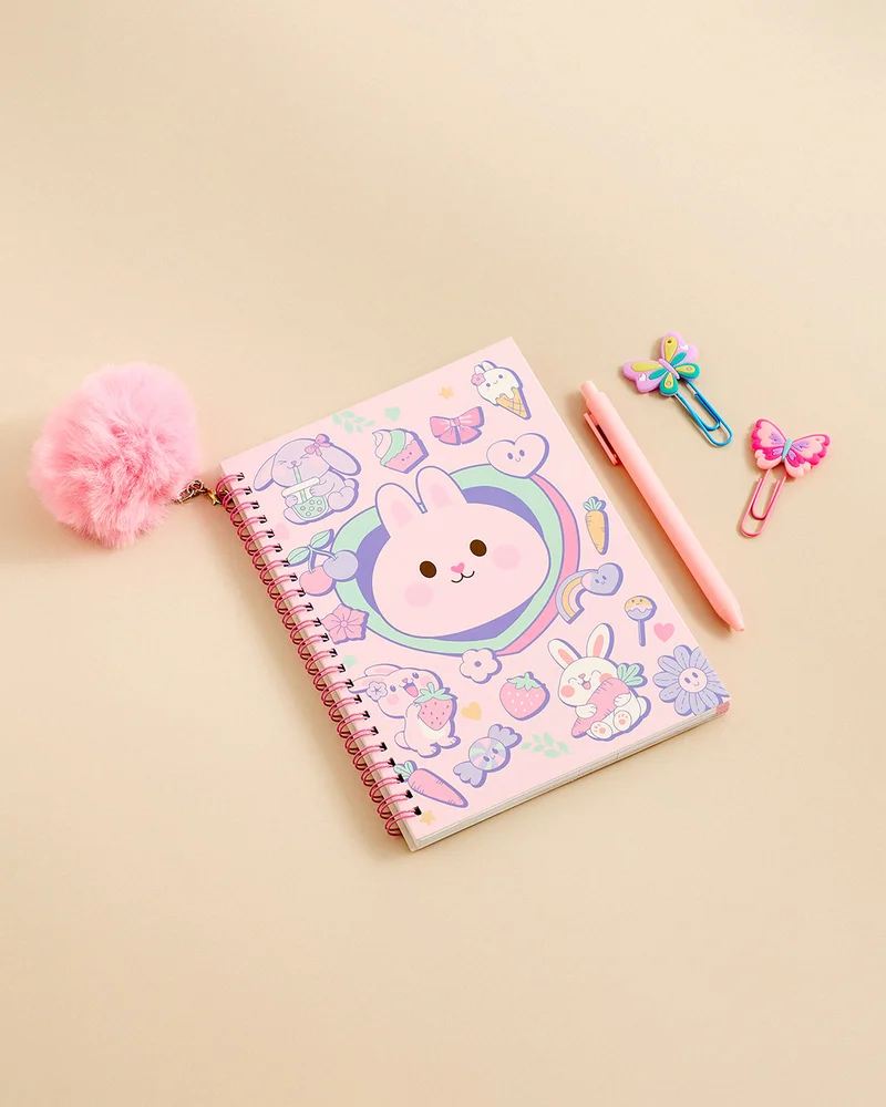 Redtag Pink Stationery Set