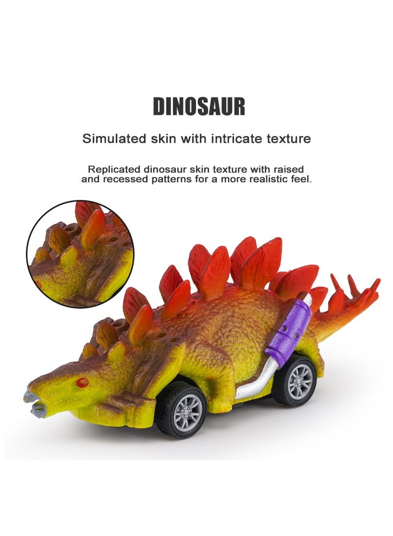Dinosaur toys for boys Car with Triceratops Stegosaurus Aetosaurus and Pterodactyl Exercises Motor Skills Portable Interactive Games Kids toys toys for boys - Image 3