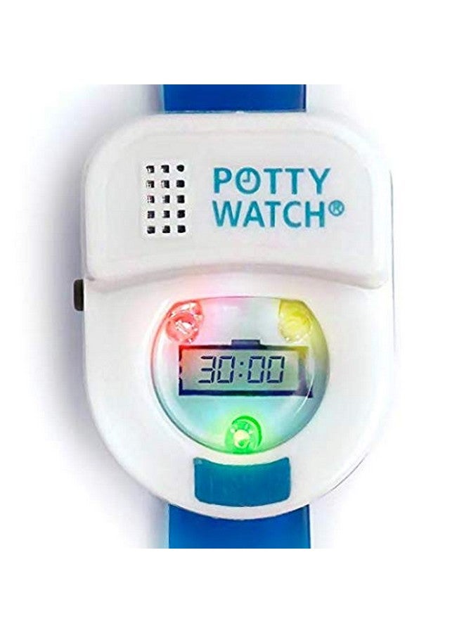 POTTY TIME Potty Watch for Kids Potty Training - Potty Training Watch with 3 Fun Flashing Lights and Music - Water-Resistant Watch - Potty Watch Remind Kids Every 30, 60 or 90 Minutes - Blue - Image 3