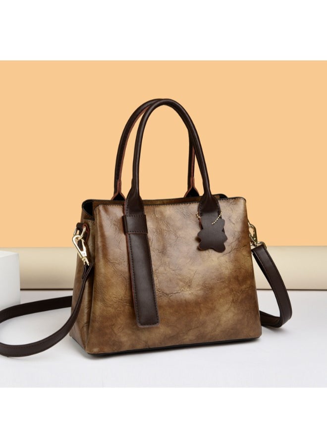 Rup Art Vintage Large Capacity Fashion Handbag - Timeless & Versatile Shoulder Bag for Women’s Style  - Image 3
