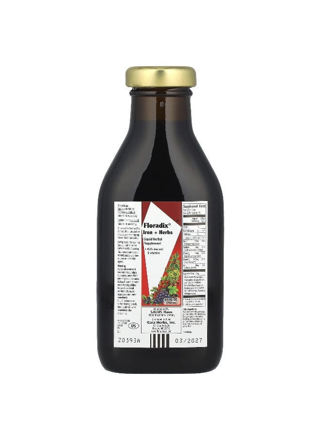 Floradix - Floradix, Iron + Herbs, 8.5 fl oz (250 ml) - Image 1