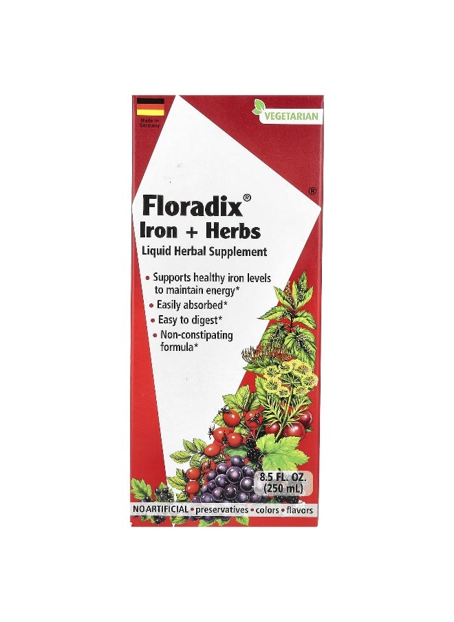 Floradix - Floradix, Iron + Herbs, 8.5 fl oz (250 ml) - Image 1