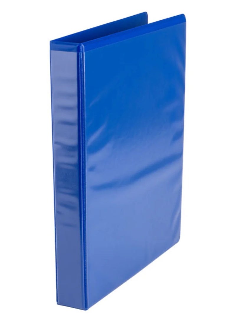 Alpha Presentation Binder A4, 38mm Spine, 2 Rings, Blue