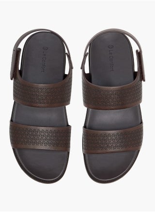 Men's Textured Sandals with Hook and Loop Closure - pzsku/Z911381FC2377C7760654Z/45/_/1738592236/49fabaf6-9774-4d81-a2c3-9e1cba8e9cea