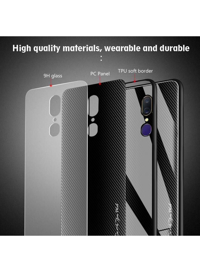 S-TOP Case For OPPO F11 / A9 Texture Gradient Glass Protective Case - Image 5