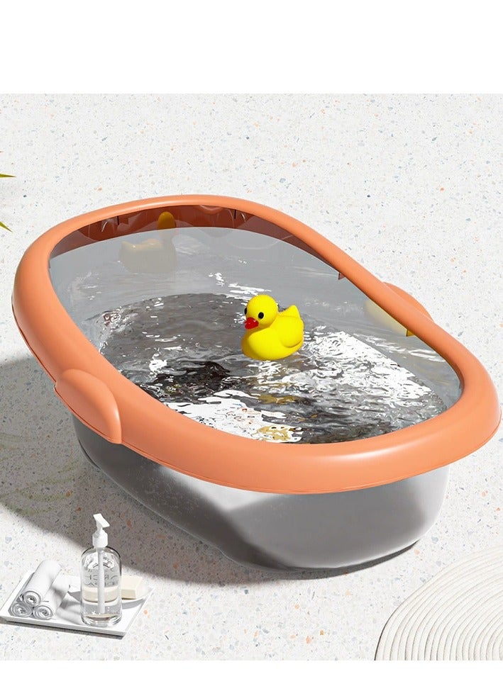 turtees حوض استحمام الأطفال تورتيز - تصميم آمن ومريح للرضع، يُستخدم تحت إشراف الوالدين - Image 1