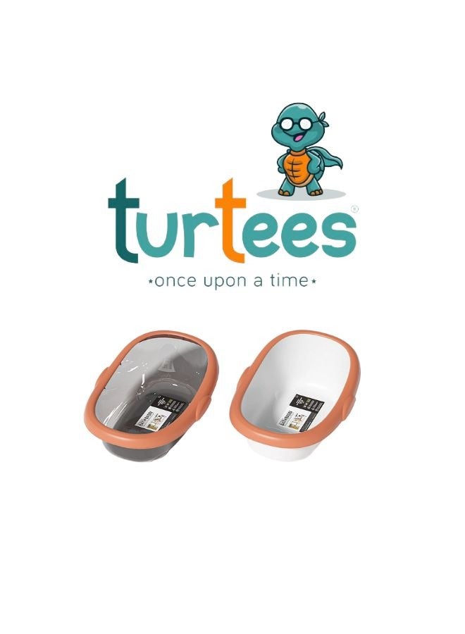 turtees حوض استحمام الأطفال تورتيز - تصميم آمن ومريح للرضع، يُستخدم تحت إشراف الوالدين - Image 5