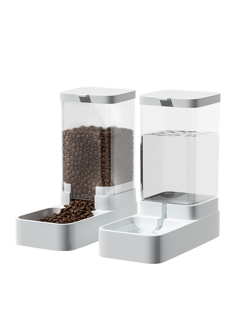 مغذية حيوانات أليفة أوتوماتيكية بسعة 3.8 لتر - تعمل بالجاذبية - Image 1