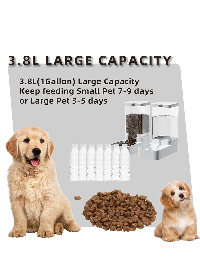 مغذية حيوانات أليفة أوتوماتيكية بسعة 3.8 لتر - تعمل بالجاذبية - Image 3