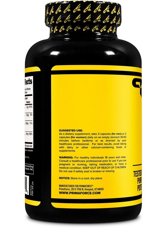 Primaforce - Primaforce ZMA Dietary Supplement, 180 Capsules - Image 1