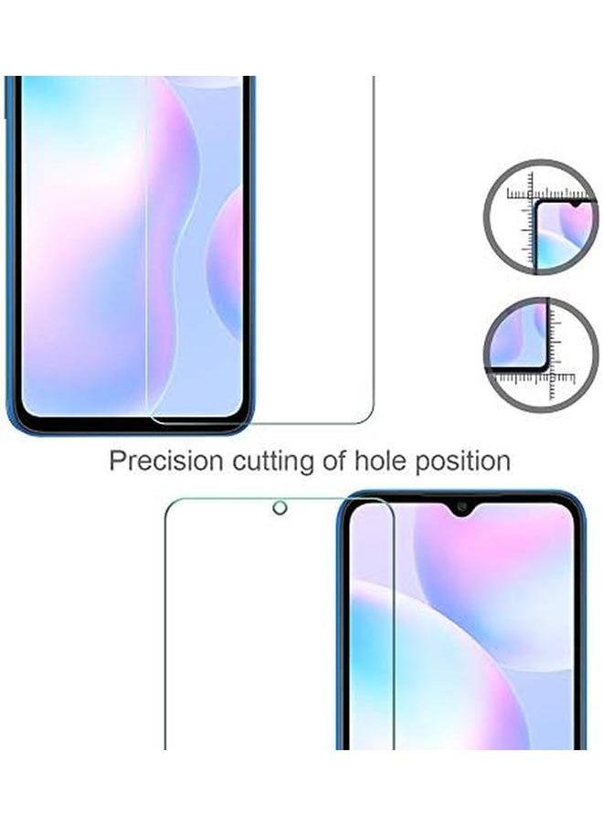 2 Pack, Compatible With Xiaomi Redmi 9A Redmi 9C Screen Protector, Tempered Glass For Redmi 9A Redmi 9C, 9H Scratch Resistant, Bubble Free, Easy To Install
