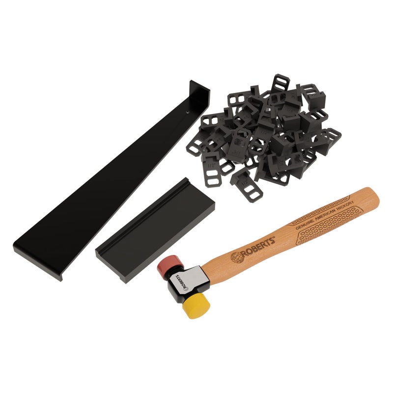 ROBERTS 10-43 Laminate and Hardwood Pro Flooring Installation Kit for Vinyl  Black - Image 1