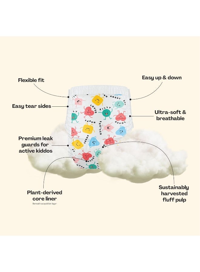 Hello Bello Premium Training Pants 3T-4T, All About Feelings Design, 22ct Jumbo Pack - Image 3