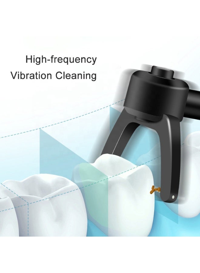 DubaiGallery Electric Tooth Flosser Dental Cleaning Device with One Button Control, 3 Speed Modes, Portable Rechargeable Oral Care Tool for Removing Plaque, Food Particles and Improving Gum Health - Image 5