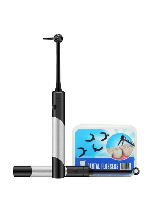 DubaiGallery Electric Tooth Flosser Dental Cleaning Device with One Button Control, 3 Speed Modes, Portable Rechargeable Oral Care Tool for Removing Plaque, Food Particles and Improving Gum Health - Image 1