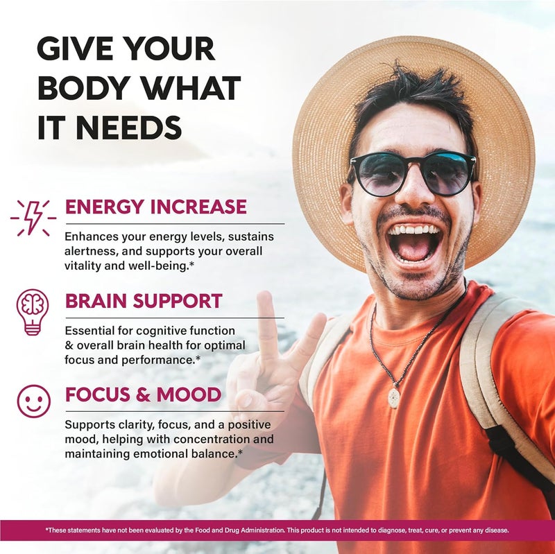 NUTRAHARMONY USDA Organic Vitamin B12 Sublingual Drops  5000 mcg Liquid Vegan Methylcobalamin for Women  Men  Energy Boost Focus  Mood Brain Health Support  Maximize Absorption  4 Month Supply 4 fl oz - Image 3