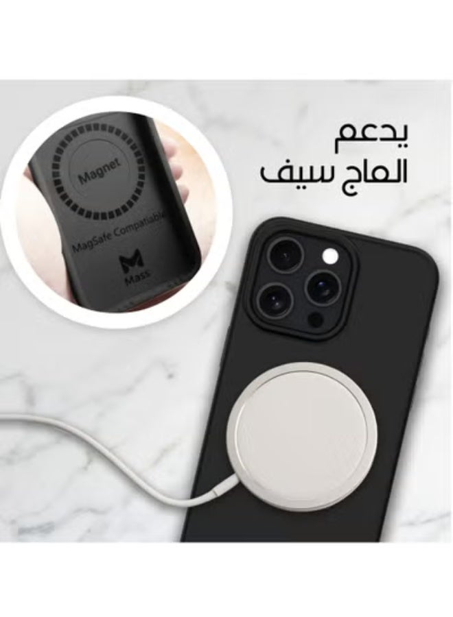 ماس كفر ماس ايفون 16بلس إنڤينيت ماج سيف 6 في 1أسود - Image 2