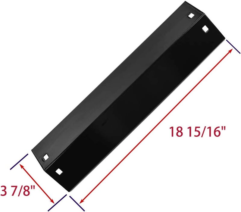 Adviace Grill Replacement Parts for Char Griller Chargriller 5050 5650 3001 Grills, Porcelain Steel Heat Plate, Heat Shield, Flame Shield, Burner Cover, Flavor Bars Replacement for Chargriller, King Griller - Image 2