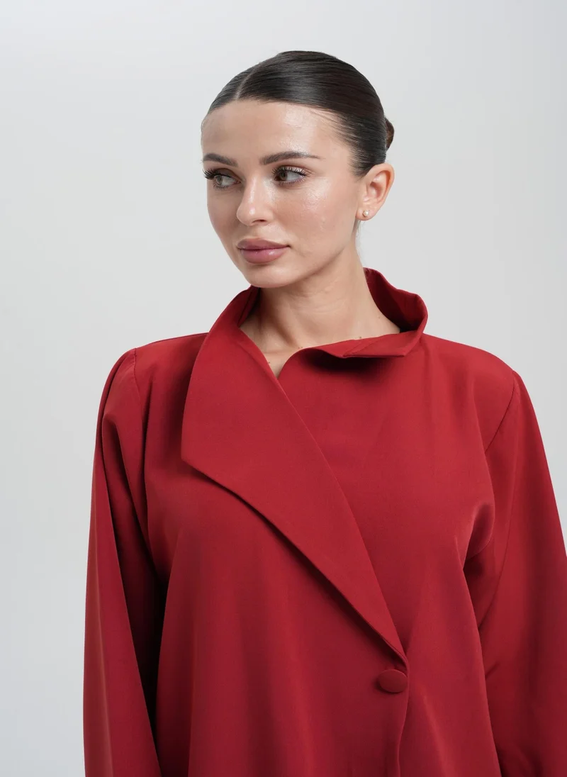ميم باي ماريا High collar abaya