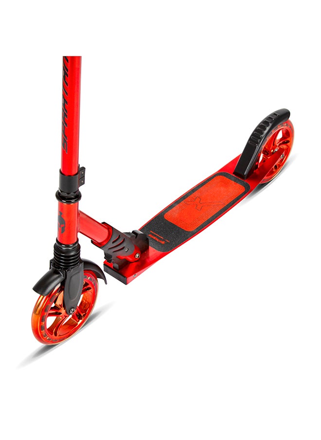 Extreme Folding 2 Wheel Kick Scooters 180mm, Adjustable Handlebar, Easy Folding Mechanism, LED PU Wheels 180mm, Front Suspension |Alloy Light weight Kids Scooter- Red Chrome - pzsku/Z91145136146D710376ACZ/45/_/1726742230/8c383335-d30f-4184-bcd1-edd183b66049