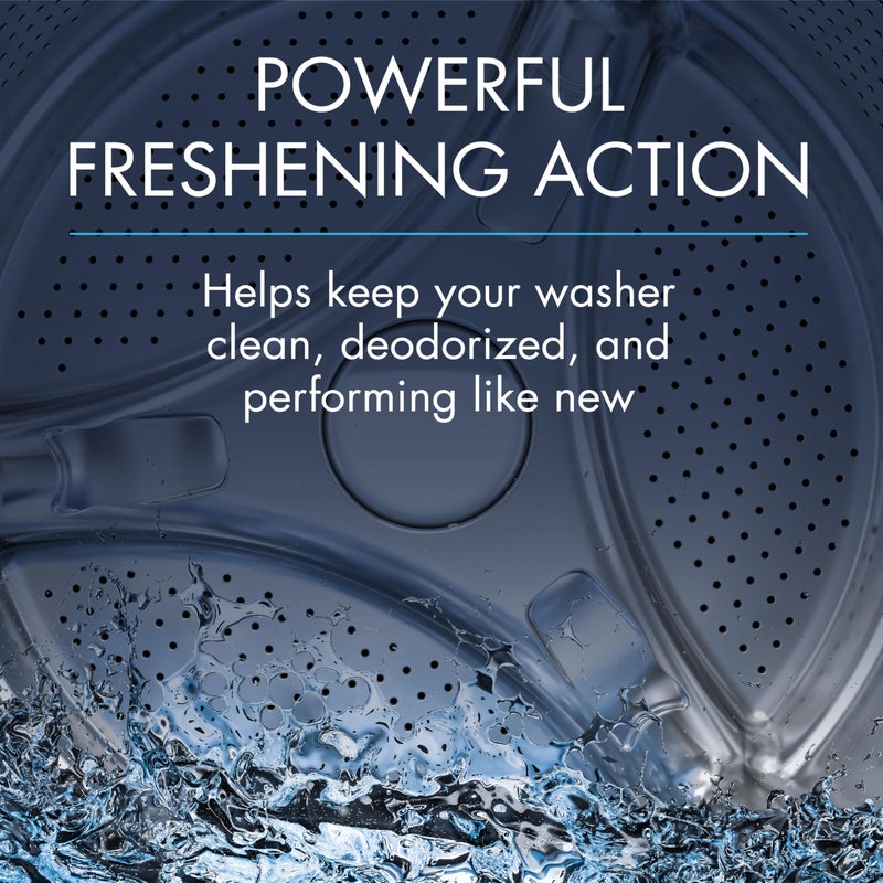 Glisten Washing Machine Cleaner and Freshener Deodorizer for All Top Load and Front Load Washers and HE Machines, Made in the USA, Fresh Scent, 9 Tablets - Image 4