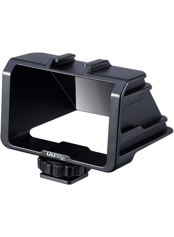 UURig Vlog Selfie Flip Screen for Mirrorless Camera for Sony A7R3 A7III A7II A6000/A6300/A6500 Cold Shoe Bracket Microphone Mount for Fujifilm XT3 XT20 Canon Panasonic GX85 Nikon Z7 Reverse Mirror - Image 2