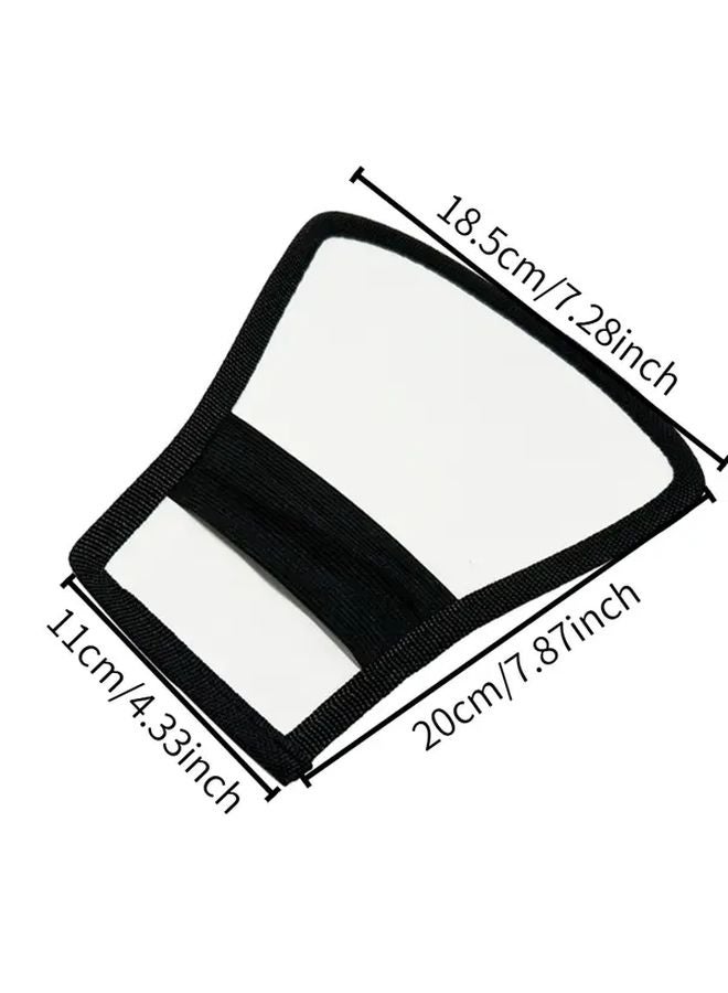 Black Edition Flash Diffuser Reflector 2 Pack White Silvery Bounce Kit For Speedlight - Image 2