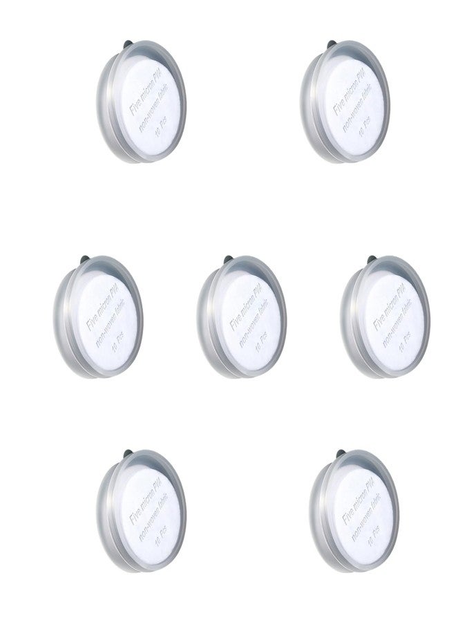 فيزي فلتر قماش قطني (7 قطع/70 قطعة) - فلتر مياه ذو تأثير واضح وترشيح بستة أضعاف، صنبور دوار 360 درجة - Image 1